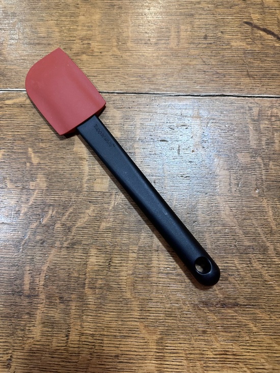 Tupperware Other - Tupperware Red Silicone Spatula with Black Handle